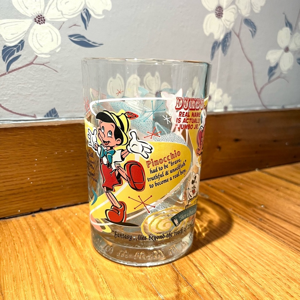 McDonalds Glass 100 Years Of Magic Walt Disney Pinocchio Dumbo Bambi Tinkerbell